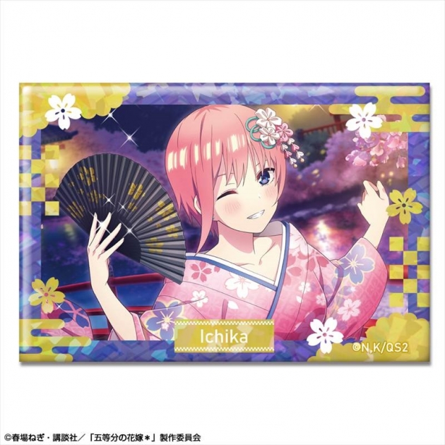 【グッズ-バッチ】五等分の花嫁* ホログラム缶バッジ Ver.2 デザイン01(中野一花/A)
