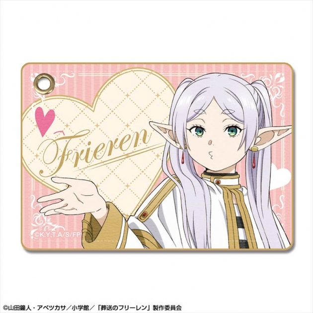 【グッズ-パスケース】TVアニメ「葬送のフリーレン」 レザーパスケース Ver.3 デザイン01(フリーレン/A)
