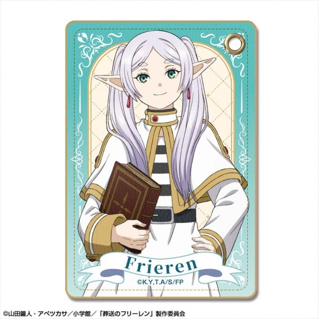 【グッズ-パスケース】TVアニメ「葬送のフリーレン」 レザーパスケース Ver.3 デザイン02(フリーレン/B)
