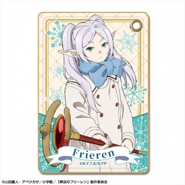 【グッズ-パスケース】TVアニメ「葬送のフリーレン」 レザーパスケース Ver.3 デザイン03(フリーレン/C)

