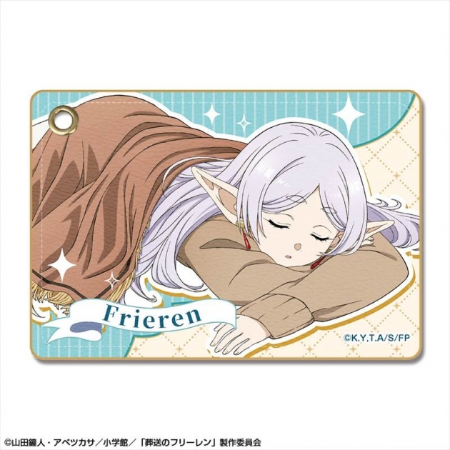 【グッズ-パスケース】TVアニメ「葬送のフリーレン」 レザーパスケース Ver.3 デザイン04(フリーレン/D)
