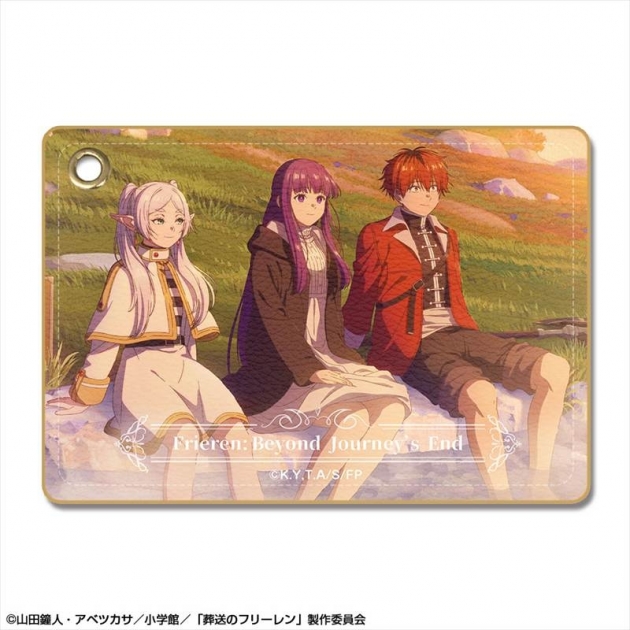 【グッズ-パスケース】TVアニメ「葬送のフリーレン」 レザーパスケース Ver.3 デザイン05(集合/A)
