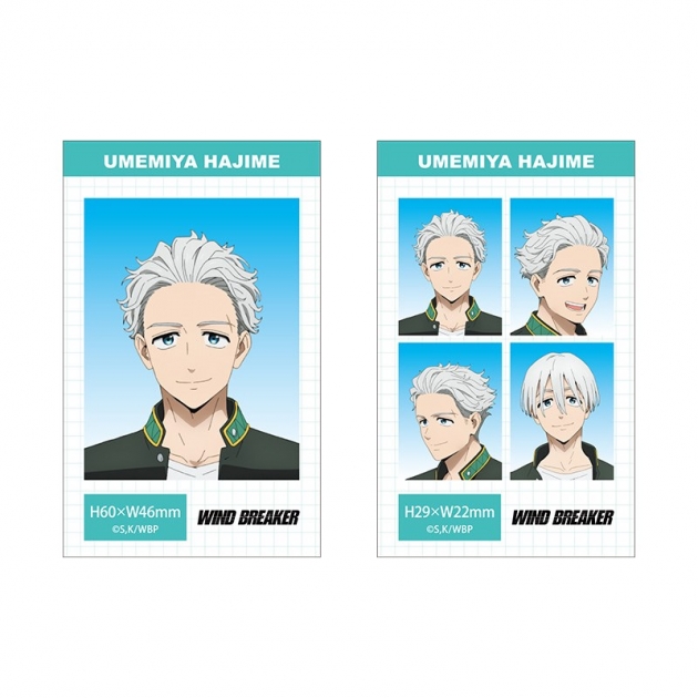 【グッズ-ブロマイド】WIND BREAKER 証明写真風ブロマイドセット【梅宮一】

