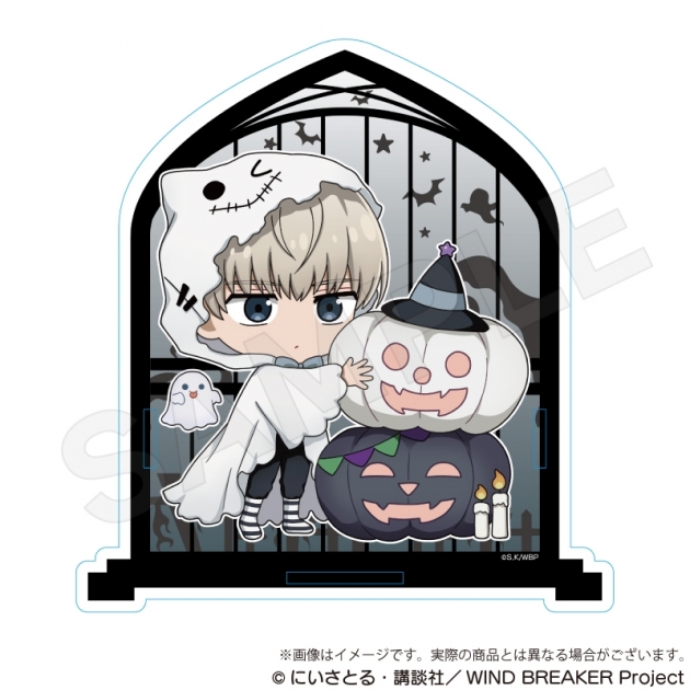 【グッズ-ペン立て】WIND BREAKER アクリルペンスタンド ブラックハロウィンver. 梶蓮

