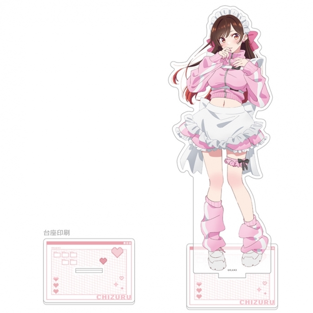 【グッズ-スタンドポップ】彼女、お借りします 描き下ろし特大アクリルスタンド(水原千鶴/ジャージメイド)
