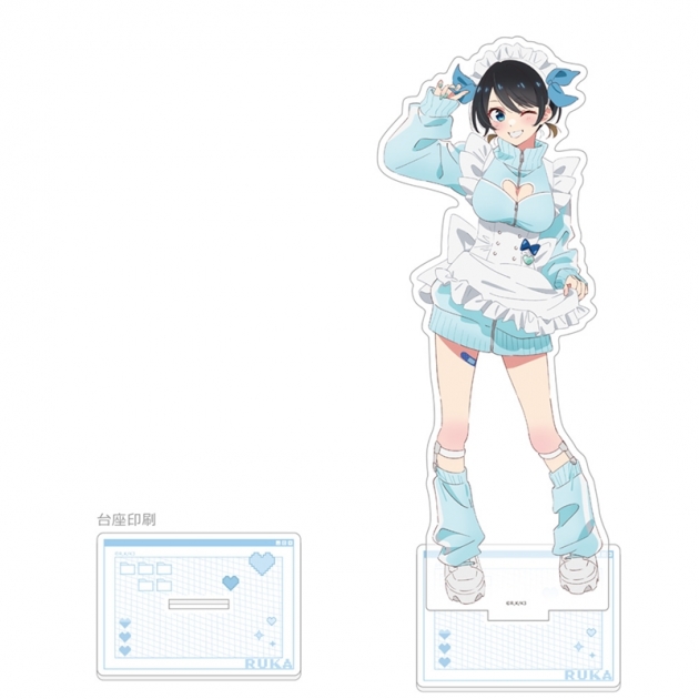 【グッズ-スタンドポップ】彼女、お借りします 描き下ろし特大アクリルスタンド(更科瑠夏/ジャージメイド)
