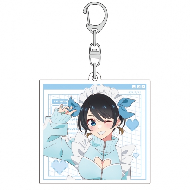 【グッズ-キーホルダー】彼女、お借りします 描き下ろしアクリルキーホルダー(更科瑠夏/ジャージメイド)
