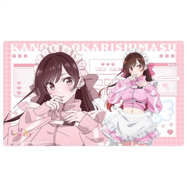 【グッズ-デスクマット】彼女、お借りします 描き下ろしラバーマット(水原千鶴/ジャージメイド)
