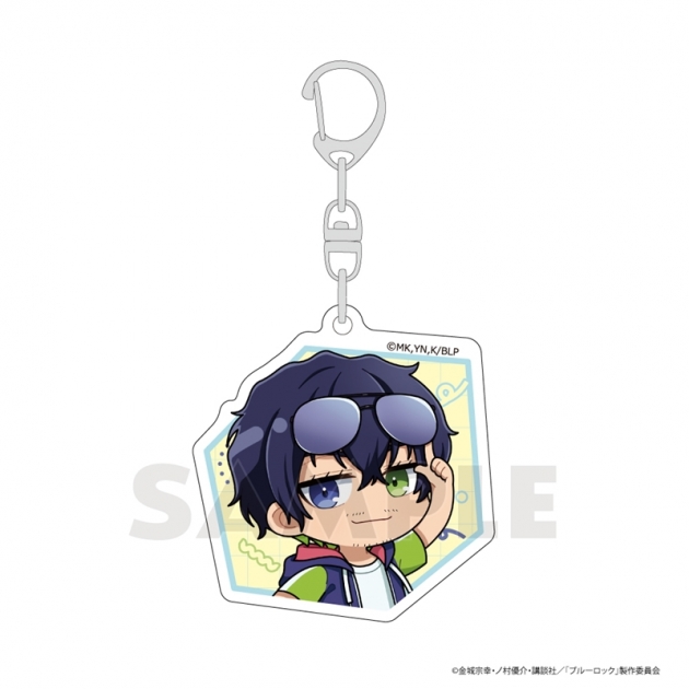 【グッズ-キーホルダー】ブルーロック アクリルキーホルダー(オリヴァ・愛空/バカンス2)
