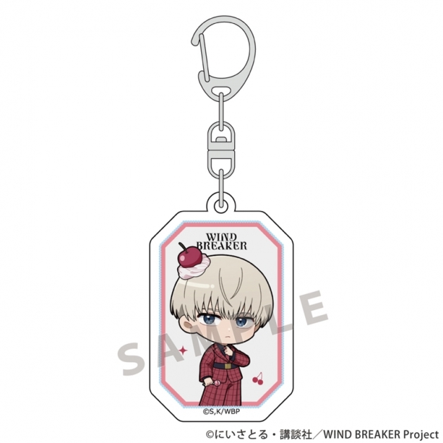 【グッズ-キーホルダー】WIND BREAKER アクリルキーホルダー(梶 蓮/さくらんぼほいっぷ)
