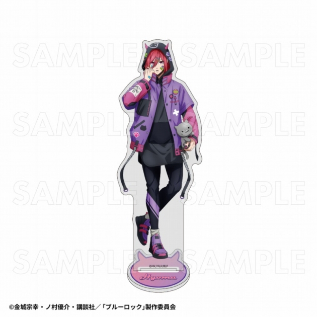 【グッズ-スタンドポップ】TVアニメ『ブルーロック』 でびデコパーカー アクリルスタンド【千切 豹馬】
