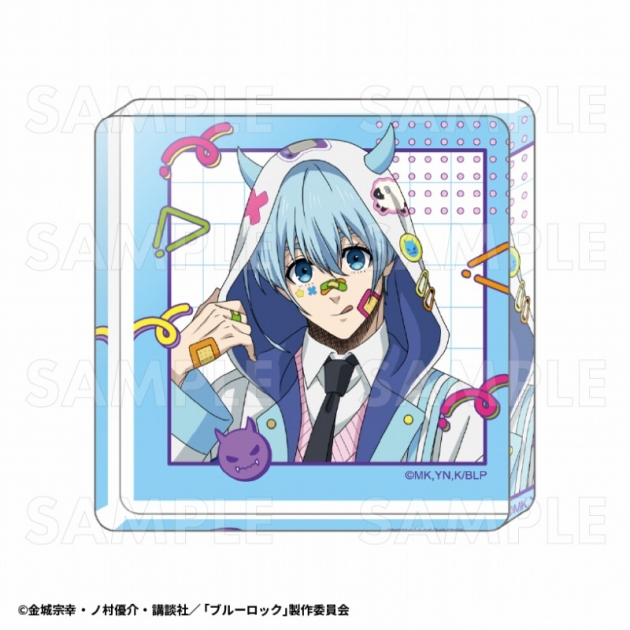 【グッズ-置きもの】TVアニメ『ブルーロック』 でびデコパーカー ミニアクリルブロック【氷織 羊】
