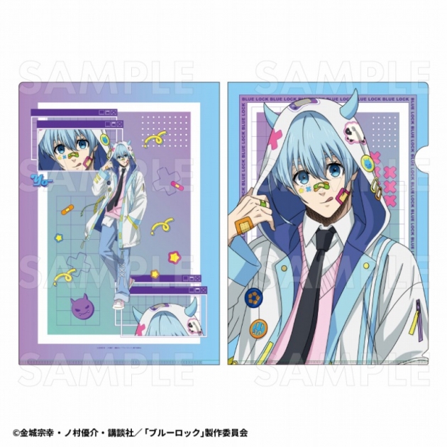 【グッズ-クリアファイル】TVアニメ『ブルーロック』 でびデコパーカー クリアファイル【氷織 羊】
