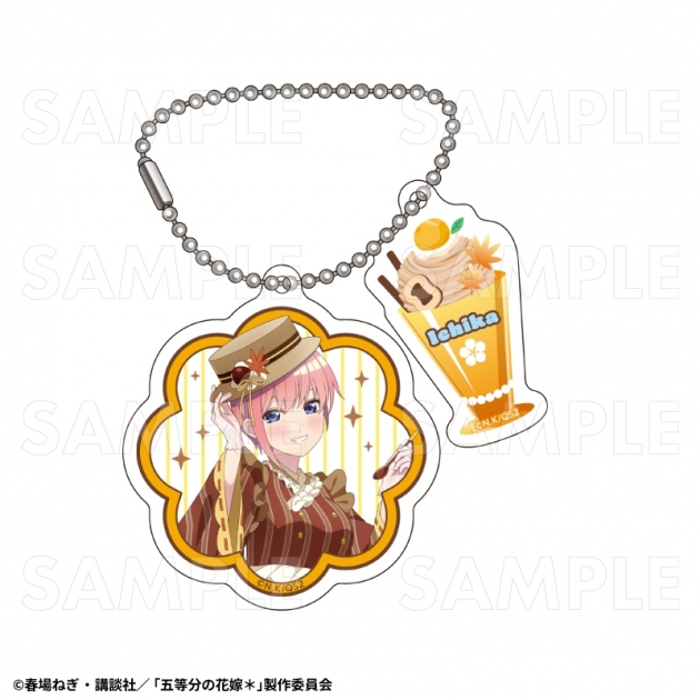 【グッズ-キーホルダー】五等分の花嫁* 和パフェドレスver. 2連アクリルキーホルダー【中野一花】
