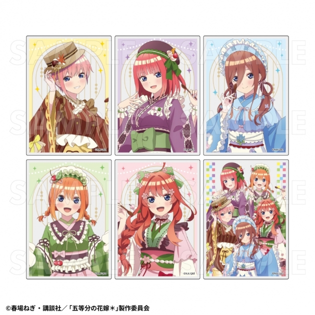 【グッズ-カード】五等分の花嫁* 和パフェドレスver. トレーディングアクリルカード
