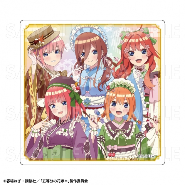 【グッズ-ステッカー】五等分の花嫁* 和パフェドレスver. ダイカットステッカー【集合】
