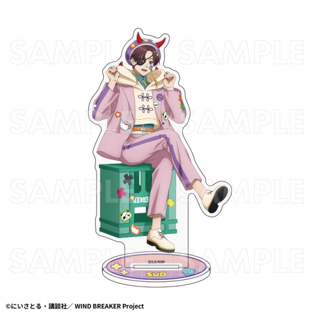 【グッズ-スタンドポップ】TVアニメ『WIND BREAKER』 【でびデコパーカー】 アクリルスタンド【蘇枋 隼飛】
