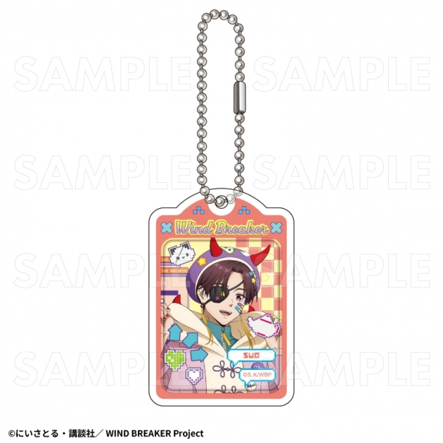 【グッズ-キーホルダー】TVアニメ『WIND BREAKER』 【でびデコパーカー】 アクリルキーホルダー【蘇枋 隼飛】
