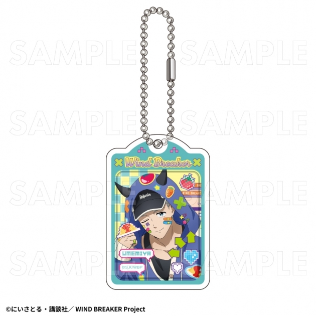 【グッズ-キーホルダー】TVアニメ『WIND BREAKER』 【でびデコパーカー】 アクリルキーホルダー【梅宮 一】
