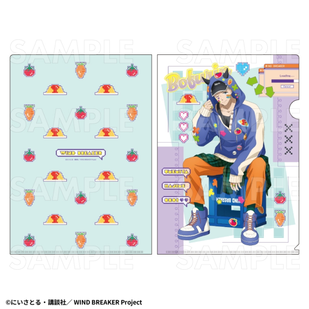 【グッズ-クリアファイル】TVアニメ『WIND BREAKER』 【でびデコパーカー】 クリアファイル【梅宮 一】
