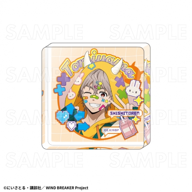 【グッズ-置きもの】TVアニメ『WIND BREAKER』 【でびデコパーカー】 ミニアクリルブロック【兎耳山 丁子】

