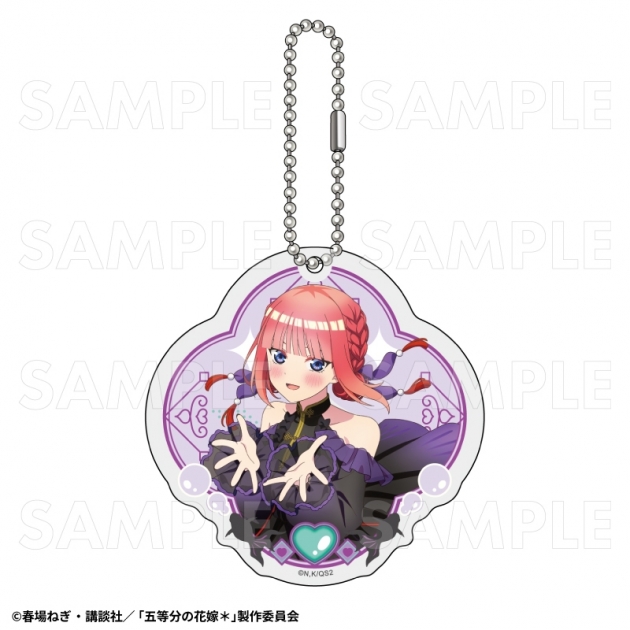 【グッズ-キーホルダー】TVスペシャルアニメ『五等分の花嫁*』金魚絢爛 アクリルキーホルダー【中野二乃B】
