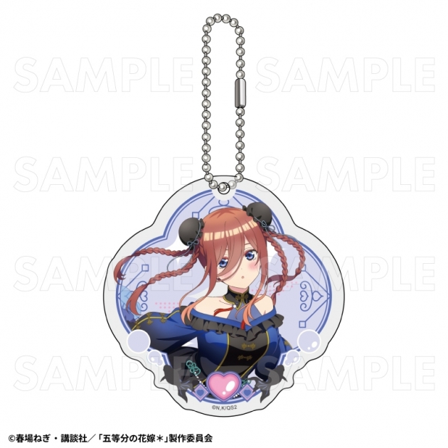 【グッズ-キーホルダー】TVスペシャルアニメ『五等分の花嫁*』金魚絢爛 アクリルキーホルダー【中野三玖B】
