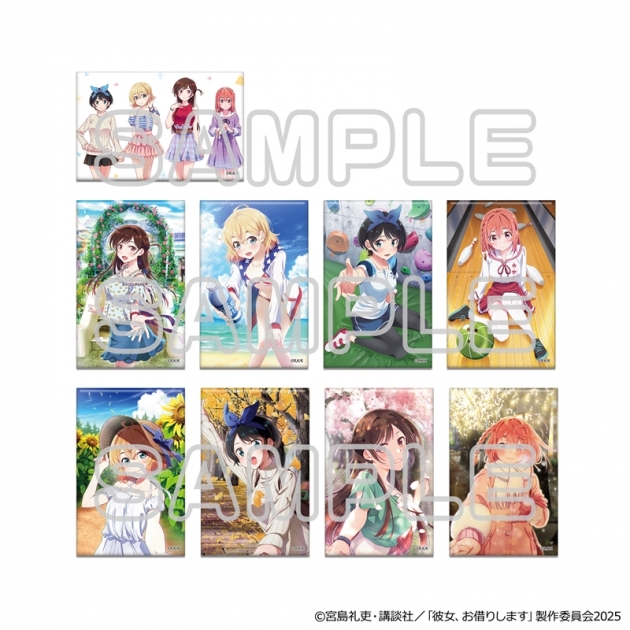 【グッズ-バッチ】彼女、お借りします メモリアルトレーディングスクエア缶バッジ Vol.1
