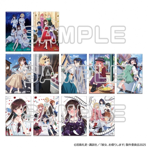 【グッズ-バッチ】彼女、お借りします メモリアルトレーディングスクエア缶バッジ Vol.3
