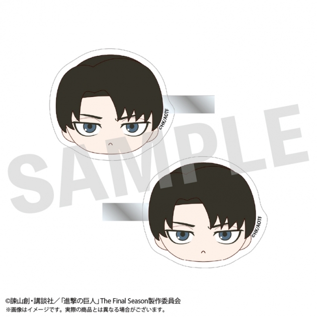 【グッズ-クリップ】進撃の巨人 アクリルクリップ リヴァイ
