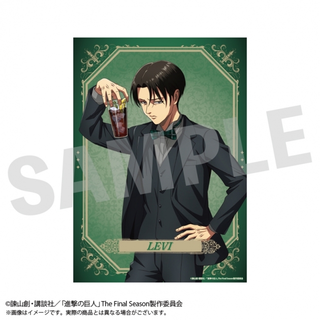 【グッズ-その他】進撃の巨人 ビジュアルシート リヴァイ
