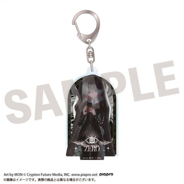 【グッズ-キーホルダー】VOCALOID STEAKA 『ヲチラレ』 初音ミク × オバケン アクリルキーホルダー ゼロ
