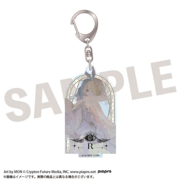 【グッズ-キーホルダー】VOCALOID STEAKA 『ヲチラレ』 初音ミク × オバケン アクリルキーホルダー アール
