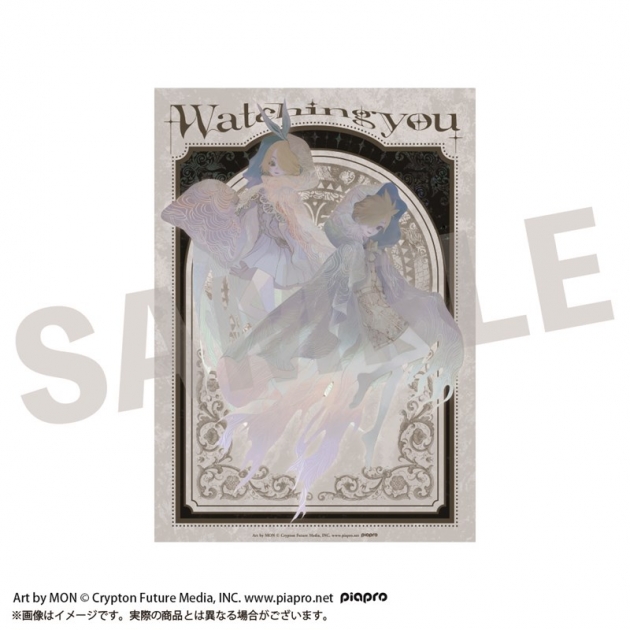 【グッズ-ポスター】VOCALOID STEAKA 『ヲチラレ』 初音ミク × オバケン クリアポスター アール&エル
