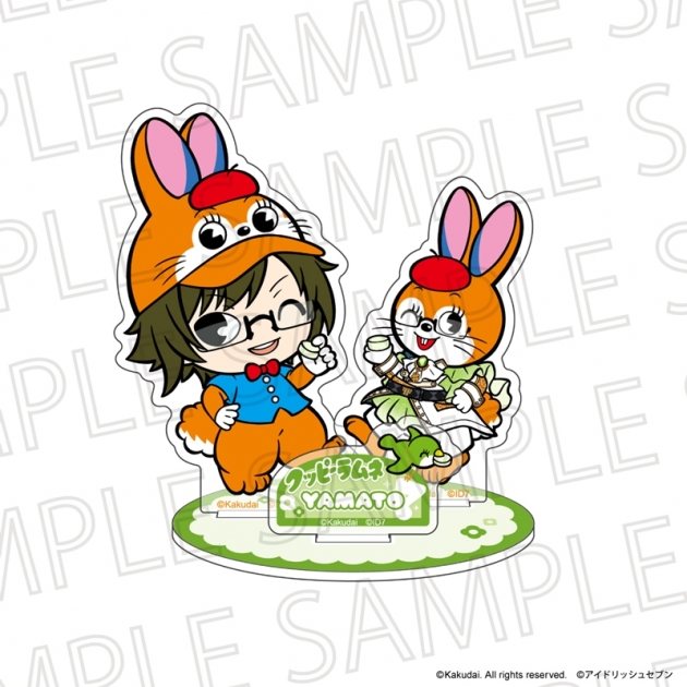 【グッズ-スタンドポップ】クッピーラムネ×IDOLiSH7 アクリルスタンド クッピー&二階堂大和
