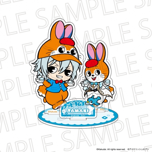 【グッズ-スタンドポップ】クッピーラムネ×IDOLiSH7 アクリルスタンド クッピー&四葉環
