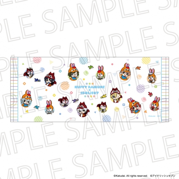 【グッズ-タオル】クッピーラムネ×IDOLiSH7 フェイスタオル
