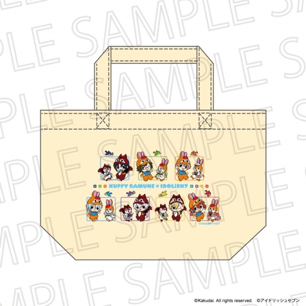 【グッズ-バッグ】クッピーラムネ×IDOLiSH7 キャンバスミニトート
