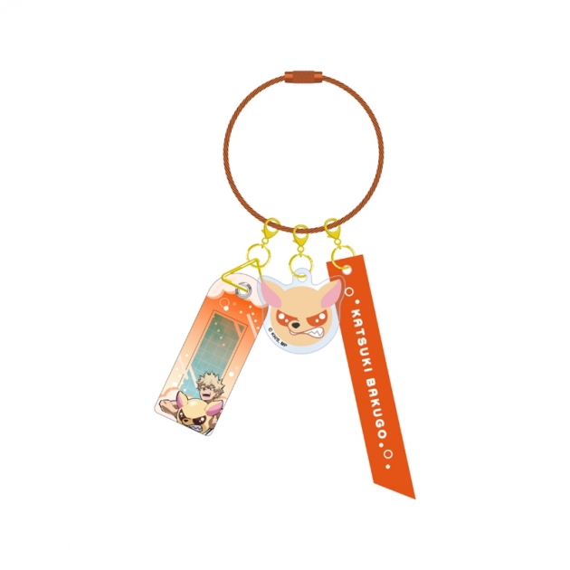 【グッズ-キーホルダー】僕のヒーローアカデミア ネームタグキーホルダー アニマルビーチボールVer. 爆豪勝己
