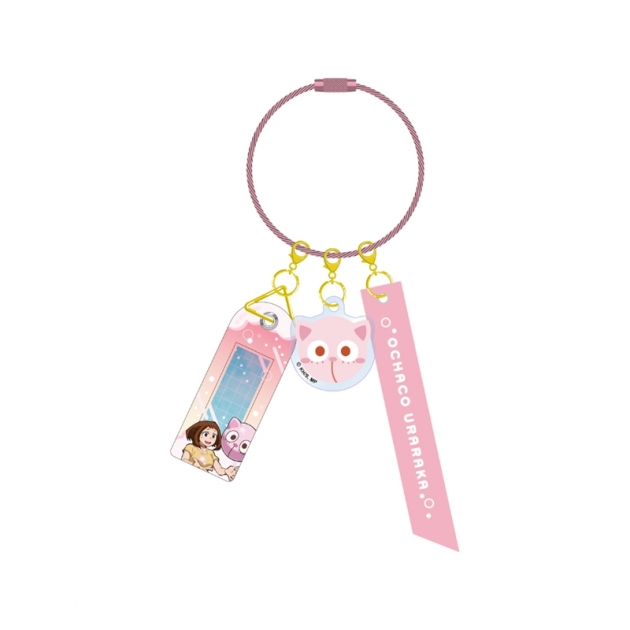 【グッズ-キーホルダー】僕のヒーローアカデミア ネームタグキーホルダー アニマルビーチボールVer. 麗日お茶子
