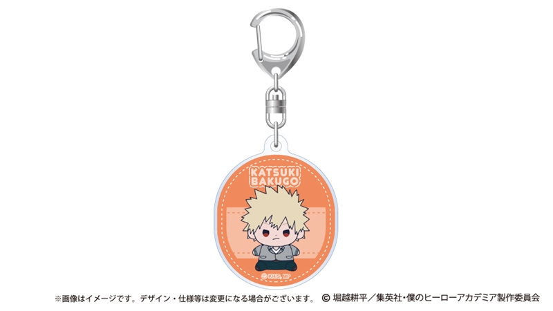 【グッズ-キーホルダー】僕のヒーローアカデミア もっちび アクリルキーホルダー 爆豪勝己
