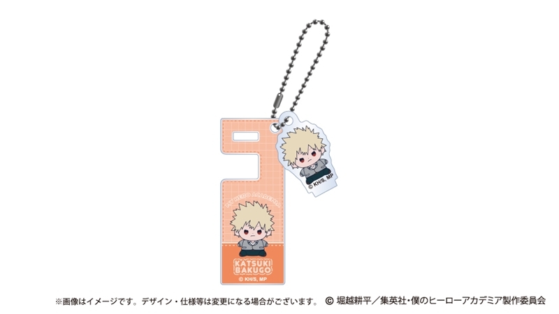 【グッズ-キーホルダー】僕のヒーローアカデミア もっちび スマホスタンドキーホルダー 爆豪勝己
