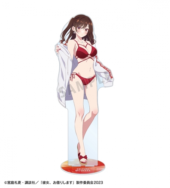 【グッズ-スタンドポップ】TVアニメ『彼女、お借りします』 arti-mate 特大アクリルスタンド 水原千鶴 描き下ろし 水着ver.【アニメイト限定】
