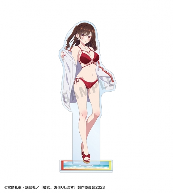 【グッズ-スタンドポップ】TVアニメ『彼女、お借りします』 arti-mate BIGアクリルスタンド 水原千鶴 描き下ろし 水着ver.【アニメイト限定】
