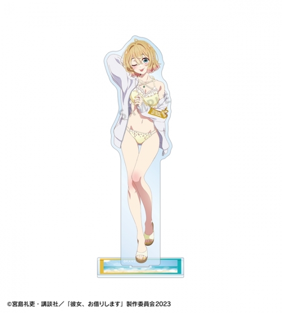 【グッズ-スタンドポップ】TVアニメ『彼女、お借りします』 arti-mate BIGアクリルスタンド 七海麻美 描き下ろし 水着ver.【アニメイト限定】
