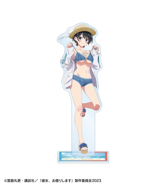 【グッズ-スタンドポップ】TVアニメ『彼女、お借りします』 arti-mate BIGアクリルスタンド 更科瑠夏 描き下ろし 水着ver.【アニメイト限定】
