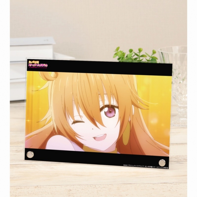 【グッズ-置きもの】ラブライブ!虹ヶ咲学園スクールアイドル同好会 (ニジガク) Butterfly 場面写A5アクリルパネル
