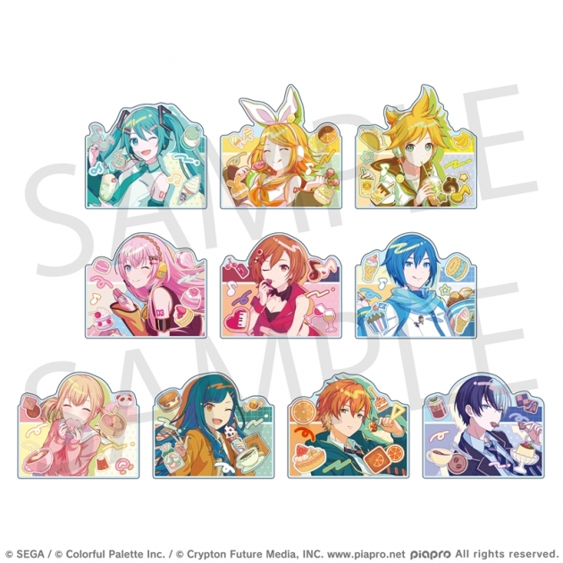 【グッズ-バッチ】プロジェクトセカイ カラフルステージ! feat. 初音ミク Anniversary/Birthdayイラスト2023-2024 アクリルバッジコレクション A
