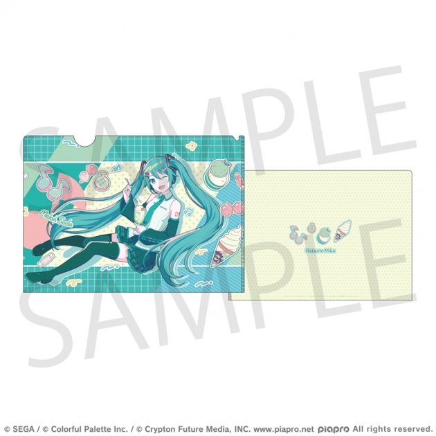 【グッズ-クリアファイル】プロジェクトセカイ カラフルステージ! feat. 初音ミク Anniversary/Birthdayイラスト2023-2024 クリアファイル 初音ミク
