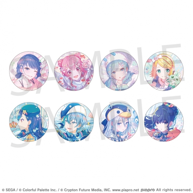 【グッズ-バッチ】プロジェクトセカイ カラフルステージ! feat. 初音ミク グリッター缶バッジ イベントイラストコレクション vol.46 B
